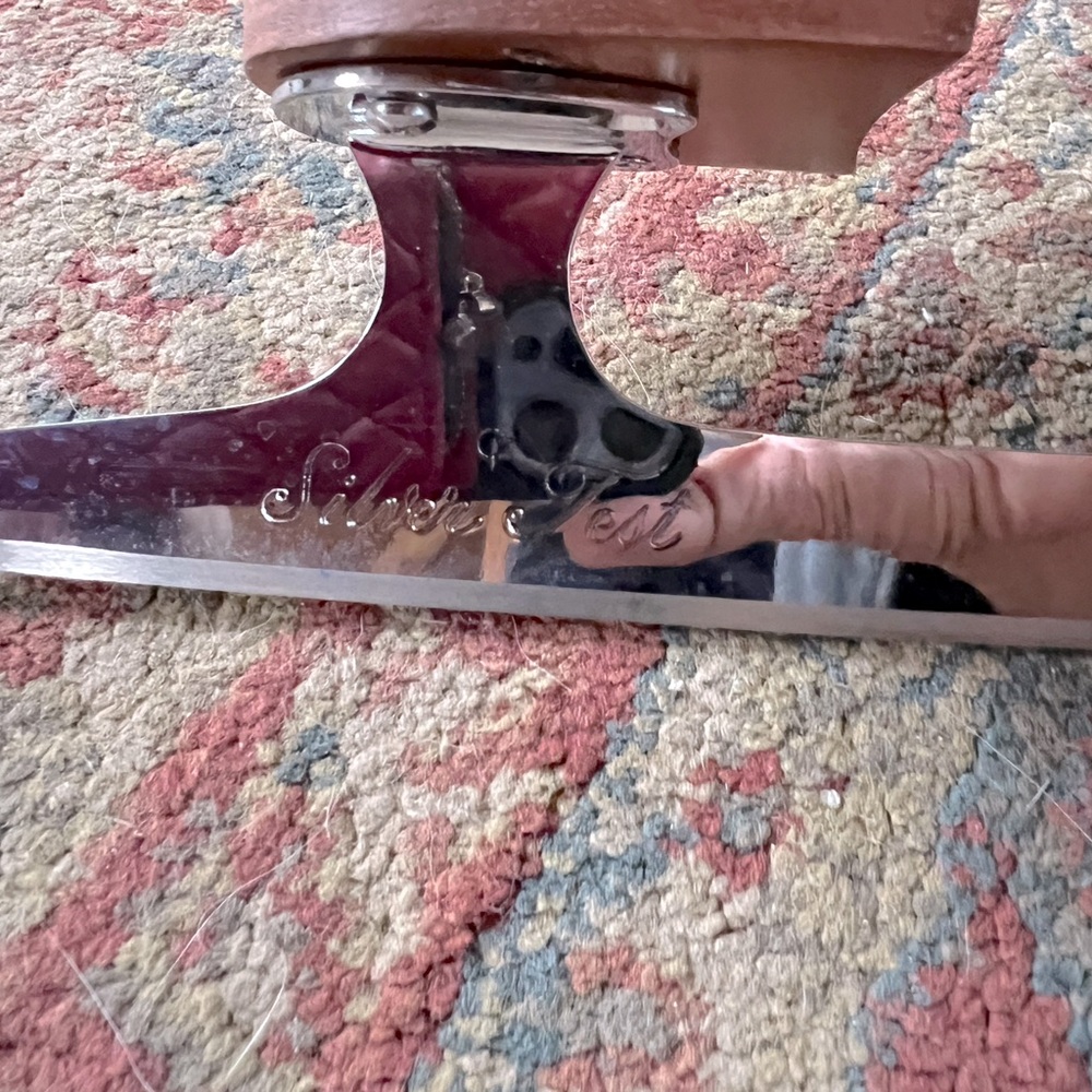 New boots & blades!  Mk Silver test Figure blades w Reidel boots,  used 2x only!